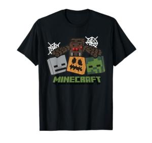 Minecraft Mob Squad Halloween Faces T-Shirt