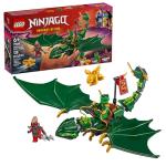 LEGO NINJAGO Lloyd's Green Forest Dragon Toy - Pretend Play Building Toy for Boys and Girls, Ages 6+ - Birthday Gift for Kids - Dragon Figurine with 2 Minifigures for Kids - 71829