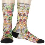Bioworld Minecraft Men's All Over Pattern TNT On Sublimated Crew Sock