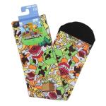 Bioworld Minecraft Men's All Over Pattern TNT On Sublimated Crew Sock