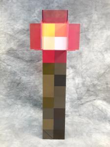 Minecraft Redstone Torch LED Lamp - 12.6 Inch