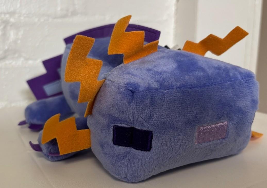 New Minecraft Blue Axolotl Plush Toy 8" - RARE!