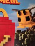 2025 McDonald's Minecraft Movie Happy Meal Store Promo Vinyl 35x55 Movie Poster