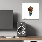Trends International Gallery Pops Minecraft - Isometric Steve Wall Art Wall Poster, 12" x 12", Unframed Version