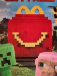 2025 McDonald's Minecraft Movie Happy Meal Store Promo Vinyl 35x55 Movie Poster
