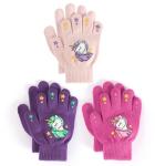 Brook + Bay Kids Gloves - Toddler Gloves - Winter Glove Kids - Kid Mittens - 3 Pack Boy Girl Knit Mittens for Snow