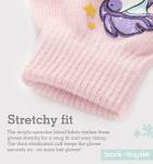 Brook + Bay Kids Gloves - Toddler Gloves - Winter Glove Kids - Kid Mittens - 3 Pack Boy Girl Knit Mittens for Snow