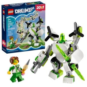 LEGO DREAMZzz Z-Blob's Robot and Vehicle Adventures Robot Toy Building Kit - Mech Suit Set for Kids, Boys and Girls, Ages 7+ - 19 Rebuild Options for Pretend Play - Gift Idea for Birthday - 71487