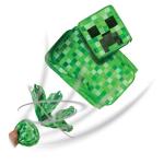 Disguise Minecraft Creeper Costume for Kids, Official Minecraft Costume Pop Out Outfit with Headpiece, Child Size (10-12)