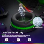 Fachixy FC100 Gaming Headset with Microphone for PS4, PS5, Switch, Xbox, PC, Mac, Gamer Headset with RGB Light, Computer Headphones with Mic