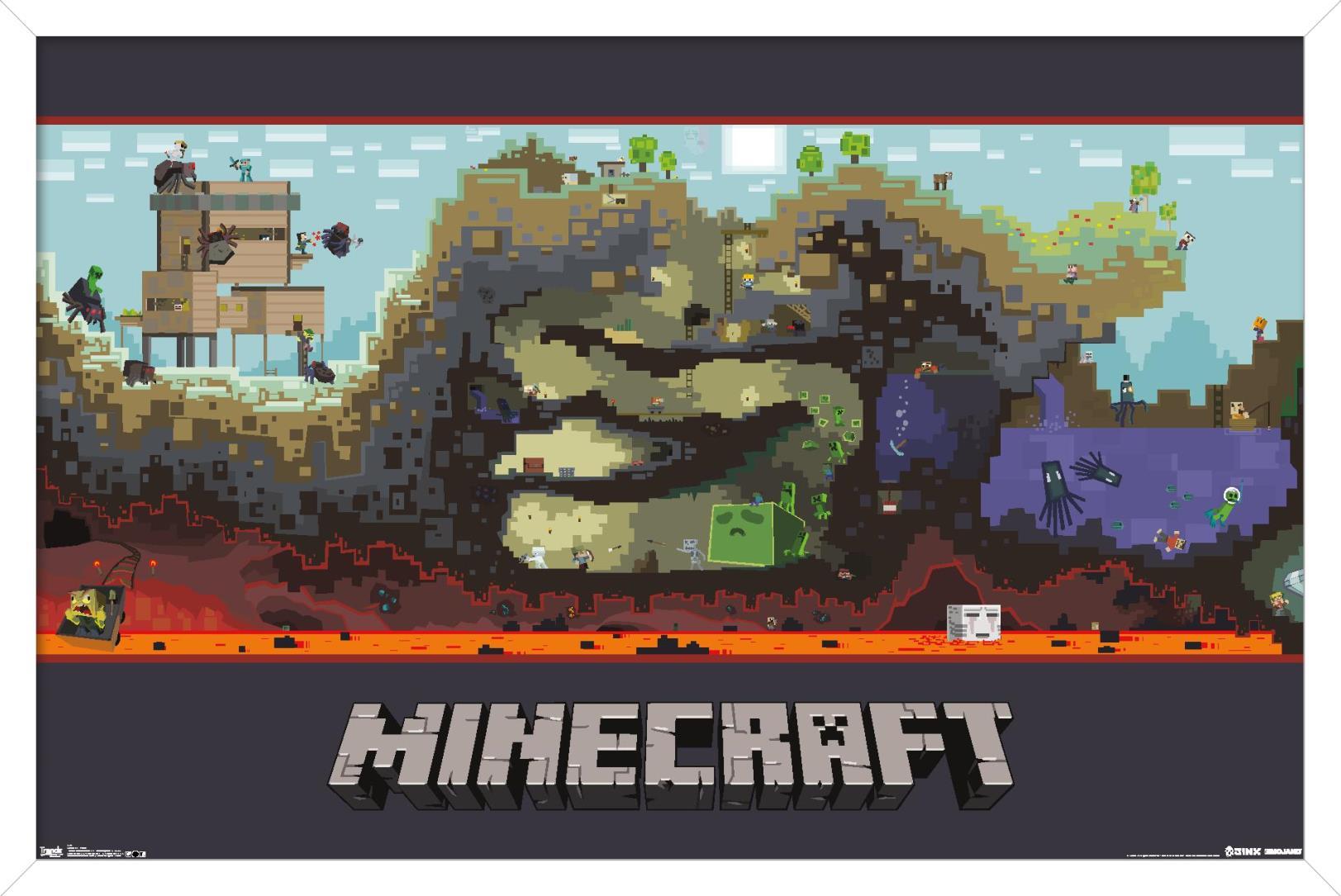 Minecraft - World 14x22 Poster