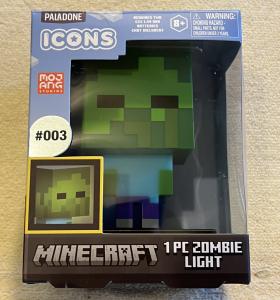 Minecraft ICONS Zombie Night Light Lamp 3D Character Figure Paladone #003 NEW!