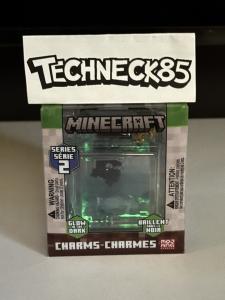 ENDER DRAGON Minecraft Charms Backpack Hanger Keychain Glow In The Dark RARE NEW