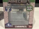 ENDER DRAGON Minecraft Charms Backpack Hanger Keychain Glow In The Dark RARE NEW