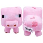 Pixel-Style Game Basic Plush Character Soft Toy, Video Game-Inspired Collectible Plushies Gifts for Kids & Fans (Piglin)