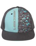 Minecraft Grey Diamond Snapback Cap for Gamers