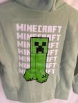 NWT Old Navy kids Minecraft Hoodie Sweatshirt green sz S 6 - 7