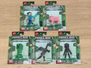 NEW Minecraft Mini Figurines Set of 5 Micro Collection