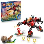 LEGO Sonic The Hedgehog Knuckles vs. Dr. Eggman Egg Crusher Mech Building Toy - Pretend Play Building Blocks W/2 Minifigures for Kids, Ages 8+ - Gift Idea for Boys, Girls, & Any Gaming Fans - 77005
