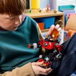 LEGO Sonic The Hedgehog Knuckles vs. Dr. Eggman Egg Crusher Mech Building Toy - Pretend Play Building Blocks W/2 Minifigures for Kids, Ages 8+ - Gift Idea for Boys, Girls, & Any Gaming Fans - 77005