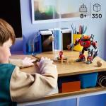 LEGO Sonic The Hedgehog Knuckles vs. Dr. Eggman Egg Crusher Mech Building Toy - Pretend Play Building Blocks W/2 Minifigures for Kids, Ages 8+ - Gift Idea for Boys, Girls, & Any Gaming Fans - 77005