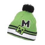 Minecraft Creeper Youth Cuff Hat And Knit Gloves Cold Weather Set