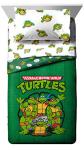 Jay Franco Nickelodeon Teenage Mutant Ninja Turtles Green Bricks 5 Piece Twin Bed Set - Includes Reversible Comforter & Sheet Set Bedding - Super Soft Fade Resistant Microfiber