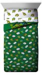 Jay Franco Nickelodeon Teenage Mutant Ninja Turtles Green Bricks 5 Piece Twin Bed Set - Includes Reversible Comforter & Sheet Set Bedding - Super Soft Fade Resistant Microfiber