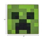 Creeper Face Minecraft Area Rug - 39 Inches