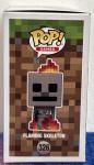 Funko Pop! FLAMING SKELETON: Minecraft #326 Target EXCLUSIVE Mojang Vaulted RARE
