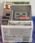 Funko Pop! FLAMING SKELETON: Minecraft #326 Target EXCLUSIVE Mojang Vaulted RARE