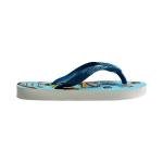 Havaianas Minecraft (Mini Me), Unisex Children's Flip-Flops, White Blue Comfy, 23/24 EU