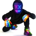 Camlinbo LED Mask & Glow Set with Gesture Sensing, Gifts for Teens, Cool Stuff Christmas Toys, Light Up Mask Gloves and Shoelaces for Xmas New Year's Eve Costume Holiday Party