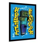 Pyramid International Minecraft (Hostige Behaviour) Collector Print (Framed) 30cm x 40cm, Art Poster, Posters & Prints, One Size