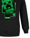 Minecraft Creeper Kids Hoodie - Black Jumper