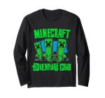 Minecraft Creeper Trio Adventure Club Long Sleeve T-Shirt