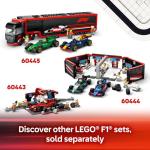 LEGO City F1 Driver with McLaren Race Car Toy - Model Car Building Toy Kit for Kids, Boys and Girls, Ages 6+ - F1 Collectible for Fans - with a Driver Minifigure - Gift Idea for Birthdays - 60442