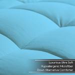 Aqua Twin Extra Long Down Alternative Comforter Set by Ivy Union