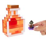 Mattel Minecraft Carry Along Potion Plus Exclusive Mini Figure, Carrying Case for Mini Figures, Based on Minecraft Video Game, Toys for Kids Age 6 and Up