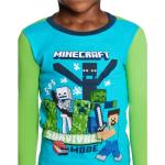 Minecraft Boys' 6-Piece Snug-Fit Cotton Pajamas Set, Defeat Them All, 10