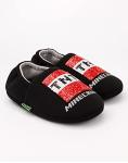 Minecraft Slippers Boys Kids Blue Creeper vs Zombie TNT House Shoes 5.5 US