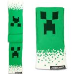 Minecraft Hat and Scarf Set for Kids - Gamers Bundle with Creeper Beanie and Scarf Plus Stickers, More | Minecraft Winter Gear for Boys