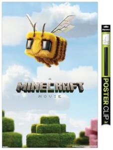 Trends International A Minecraft Movie - Bee One Sheet Wall Poster, 34L x 22.4W, Poster & Clip Bundle