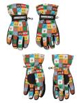 Bioworld Minecraft Youth Ski Gloves Creeper Steve Chicken Diamond Sword Design with Sure Grip Liners (L/XL)