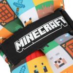 Bioworld Minecraft Youth Ski Gloves Creeper Steve Chicken Diamond Sword Design with Sure Grip Liners (L/XL)