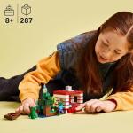 Lego 21275 Minecraft TNT Jungle House Toy Birthday Present Blocks for Girls Boys Children 8 9 10 Years Old Elementary School Students Micra Minecraft Goods Game Competition Robot