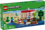 Lego 21275 Minecraft TNT Jungle House Toy Birthday Present Blocks for Girls Boys Children 8 9 10 Years Old Elementary School Students Micra Minecraft Goods Game Competition Robot