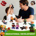 Magneverse 20 Pcs Magnetic Action Figures Playset - Magnetic Building Blocks, Magnet Cubes and Rotatable Figures Character Toys for Kids, STEM Toys, Christmas Birthday Gift for 3+ Year Old Boys Girls