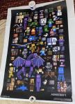 USED Minecraft Mobbery Poster 34”x 22.5” Large Poster Collage #17537 Trends