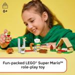 LEGO Super Mario Captain Toad’s Camp Building Toy - Pretend Play Set for Kids, Ages 6+ - Building Blocks for Boys & Girls W/Toad, Goomba, & Turnip Toy Figures - Gift Idea for Birthdays - 72040